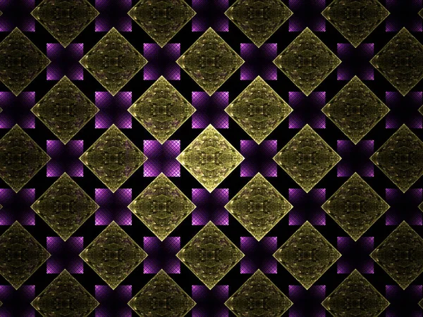 Soyut Fraktal Geometrik Desen Bilgisayar Tarafından Oluşturulan Illüstrasyon — Stok fotoğraf