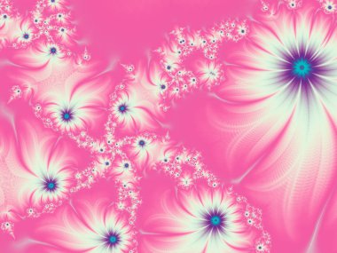 Fraktal arka plan bilgisayar tarafından oluşturulan illüstrasyon soyut.