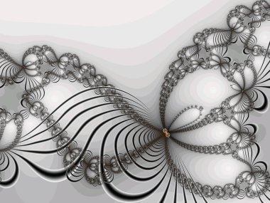 Fraktal arka plan bilgisayar tarafından oluşturulan illüstrasyon soyut.