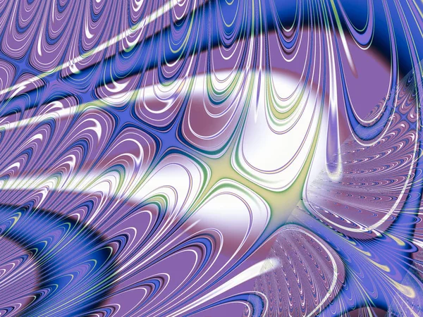 Fondo Fractal Abstracto Ilustración Generada Por Ordenador —  Fotos de Stock