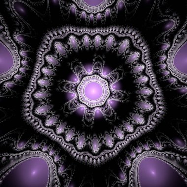 Soyut fraktal arkaplan, bilgisayar tarafından oluşturulan illüstrasyon.