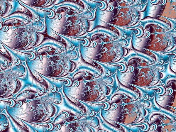 Fundo Fractal Abstrato Ilustração Gerada Por Computador — Fotografia de Stock