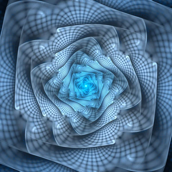 Abstracte fractal spiraal achtergrond. — Stockfoto