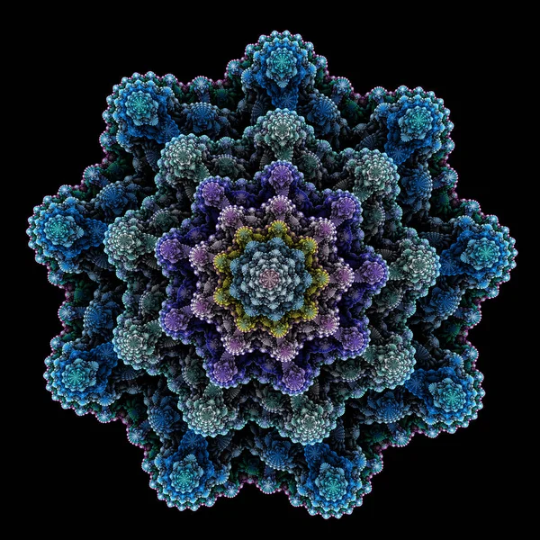 Αφηρημένη fractal Μάνταλα. — Φωτογραφία Αρχείου