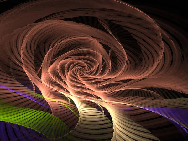 Fundal abstract în spirală fractală . — Fotografie, imagine de stoc