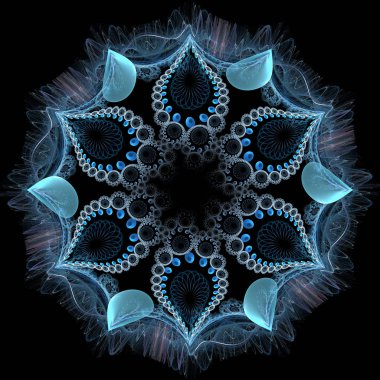 soyut fraktal mandala.