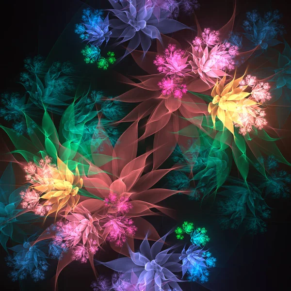 Abstract fractal flower. — Stock Photo, Image