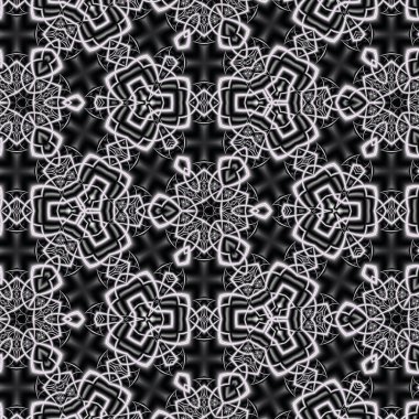 Soyut Fraktal geometrik desen.