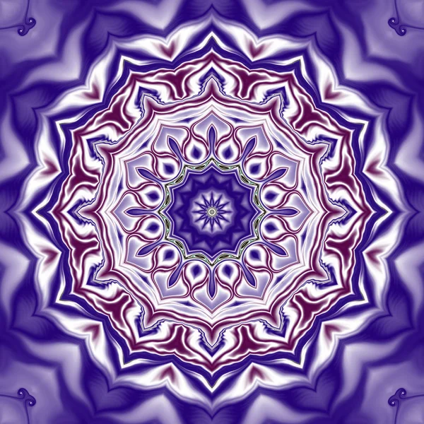 Mandala fractal abstracto . —  Fotos de Stock