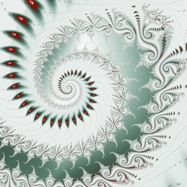 soyut fraktal sarmal arka plan.