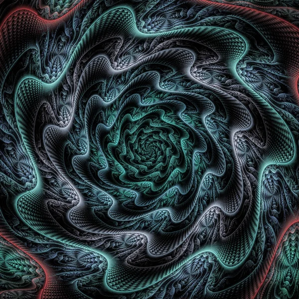 Mandala fractal abstrata . — Fotografia de Stock