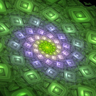 soyut fraktal sarmal arka plan.