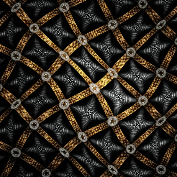 Αφηρημένη Φράκταλ Γεωμετρικό Μοτίβο Υπολογιστή Που Παράγεται Εικόνα — Φωτογραφία Αρχείου