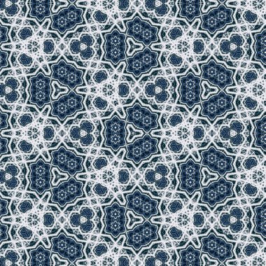 Soyut fraktal geometrik desen, bilgisayar tarafından oluşturulan illüstrasyon.