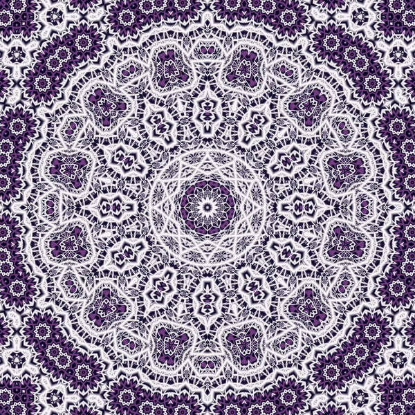 Abstract Fractal Mandala Computer Generated Illustration — Stock Photo, Image