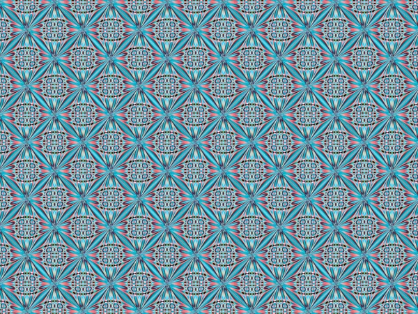 Schéma Géométrique Fractal Abstrait Illustration Générée Par Ordinateur — Photo