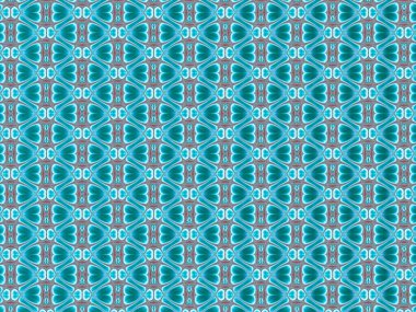 Soyut fraktal geometrik desen, bilgisayar tarafından oluşturulan illüstrasyon.