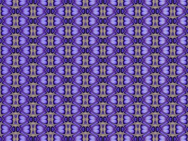 Soyut fraktal geometrik desen, bilgisayar tarafından oluşturulan illüstrasyon.