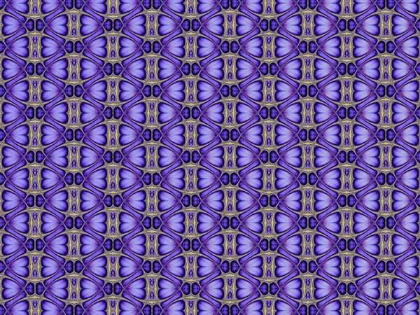 Αφηρημένη Φράκταλ Γεωμετρικό Μοτίβο Υπολογιστή Που Παράγεται Εικόνα — Φωτογραφία Αρχείου