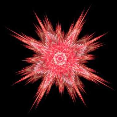 Soyut fraktal arkaplan, bilgisayar tarafından oluşturulan illüstrasyon.