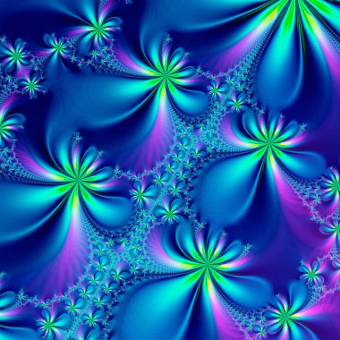 Soyut fraktal arkaplan, bilgisayar tarafından oluşturulan illüstrasyon.