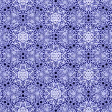 Soyut fraktal geometrik desen, bilgisayar tarafından oluşturulan illüstrasyon.