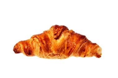 beyaz izole kruvasan