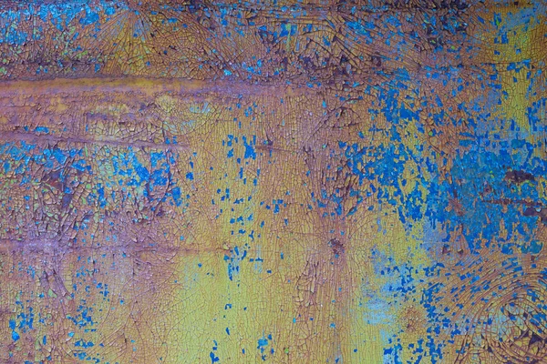 Texture Colorata Vecchio Sfondo Metallo — Foto Stock