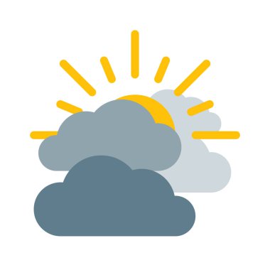 hava tahmini vektör simgesi