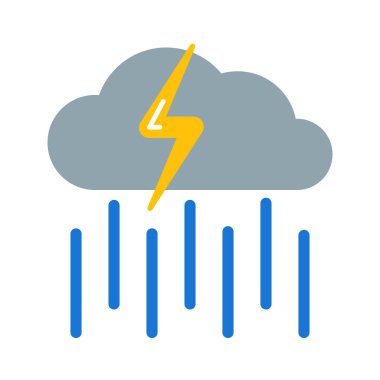 hava tahmini vektör simgesi