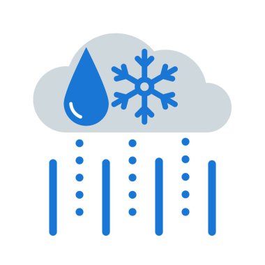 hava tahmini vektör simgesi