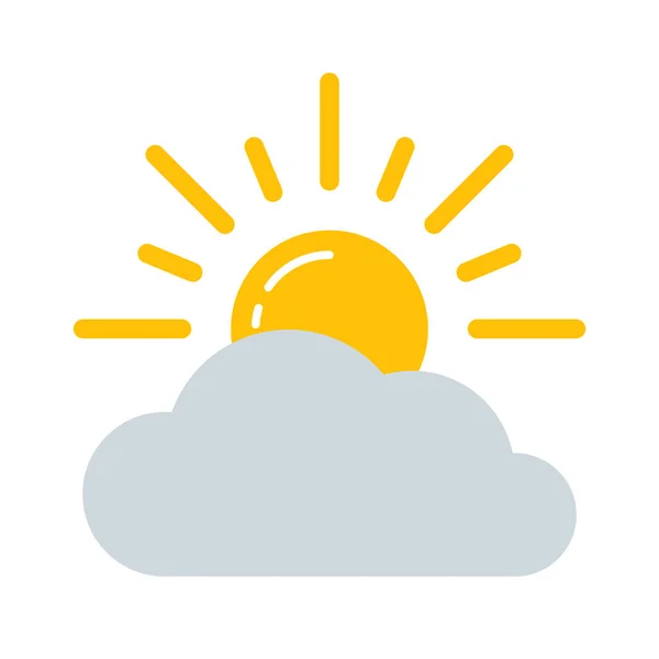 Weather forecast vector icon — Stock Vector