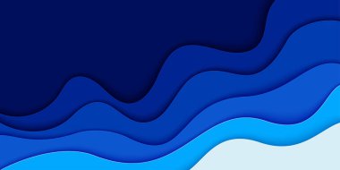 Dünya okyanusları günü kağıt sanatı