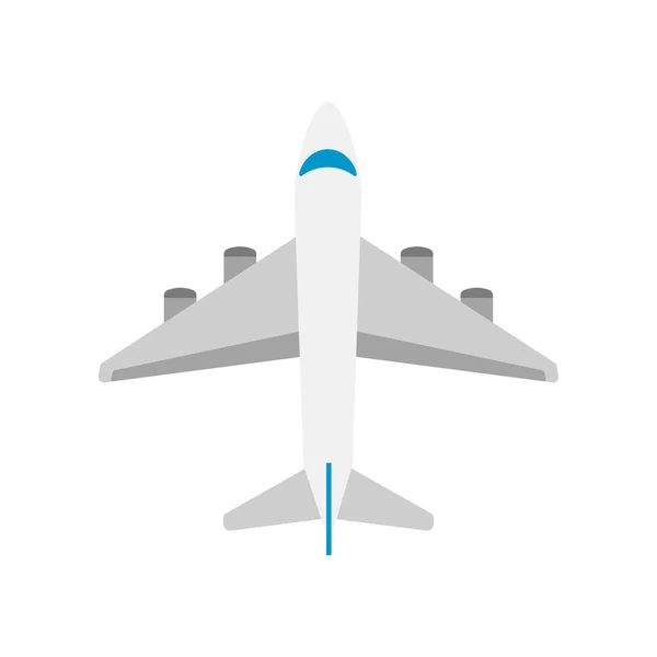 Πολύχρωμο Αεροπλάνο Εικονίδιο Απομονωμένα Λευκό Εικονίδιο Του Ταξιδιού Διακοπές Στο — Διανυσματικό Αρχείο