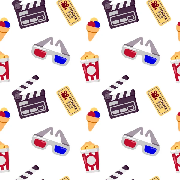 Patrón Perfecto Para Cine Podría Ser Utilizado Para Sitio Web — Vector de stock