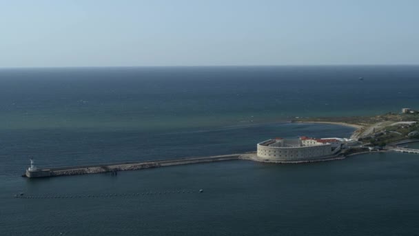 Fortaleza à beira-mar — Vídeo de Stock