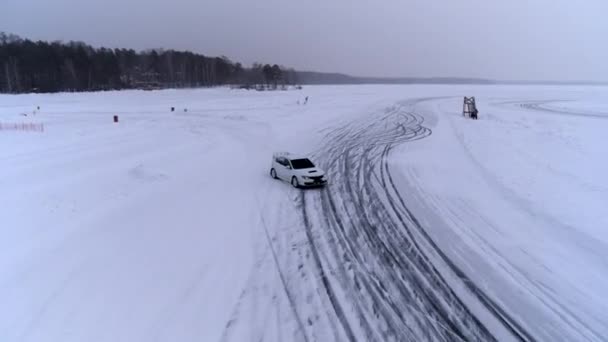 Rally versenyautó — Stock videók