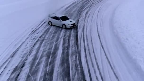 Rali de carro de corrida — Vídeo de Stock