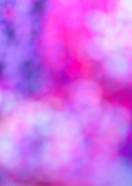 Bulanık neon ultraviyole, mor, bokeh ile pembe arka plan, dikey
