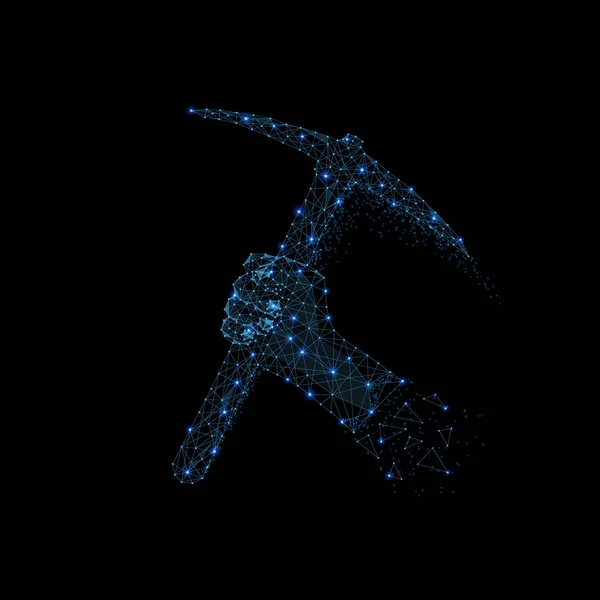 Абстрактний Багатокутний Світловий Знак Сфери Ділового Дротяного Каркасу Літаючих Сміття — стокове фото