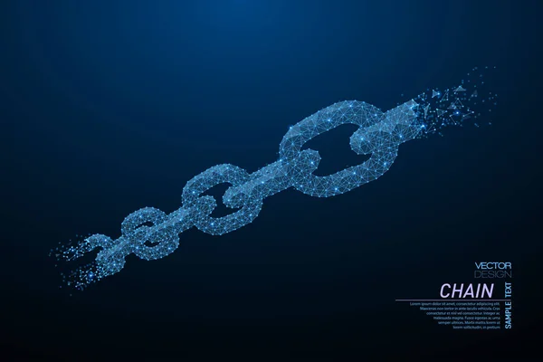 Zincir baklalarinin soyut poligonal ışık. İş tel kafes kafes küre enkaz uçan üzerinden. Ekip çalışması işbirliği veya blok zinciri ağ kavramı. Mavi yapı stil vektör çizim.