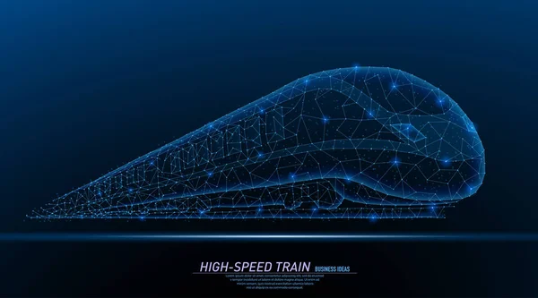 High-Speed commuter passagierstrein — Stockvector