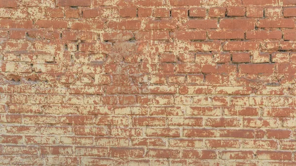 高齢者の赤レンガの壁のテクスチャ 高齢者の赤レンガの壁の質感 — ストック写真