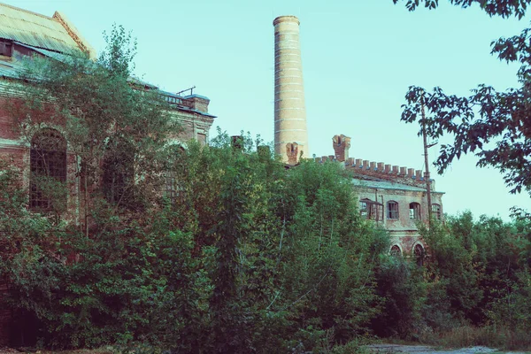 世紀の工場建物を破壊 放棄された建物 — ストック写真