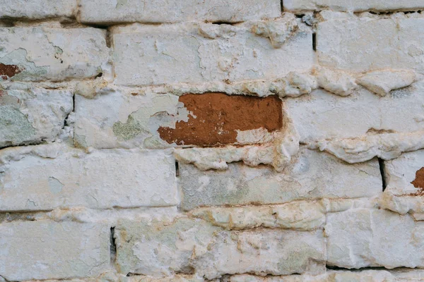 Fondo Textura Pared Ladrillo Blanco — Foto de Stock