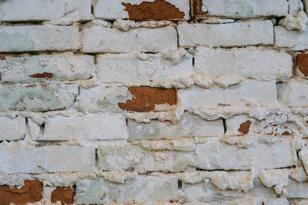 Fondo Textura Pared Ladrillo Blanco — Foto de Stock