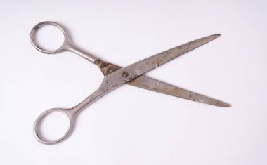 Eski makas izole üzerinde beyaz arka plan yalan