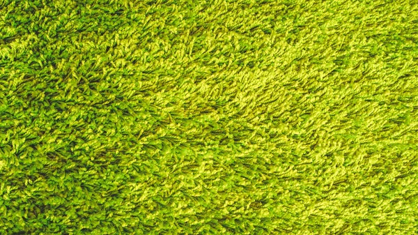 Tekstur Hijau Benang Dan Kain Foto Dekat Karpet Latar Belakang — Stok Foto