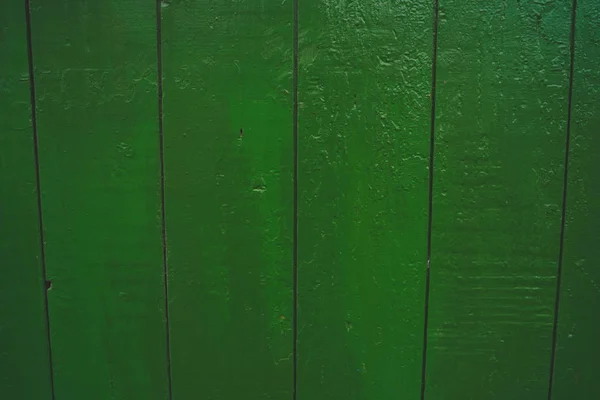 Background Green Flaky Wood Backdrop Green Colored Wooden Panels Aged — Stock Photo, Image