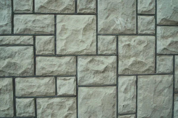 Einfache Felsblöcke Hintergrund Hintergrund Strukturierte Ungleichmäßige Graue Steinblöcke Wand Design — Stockfoto